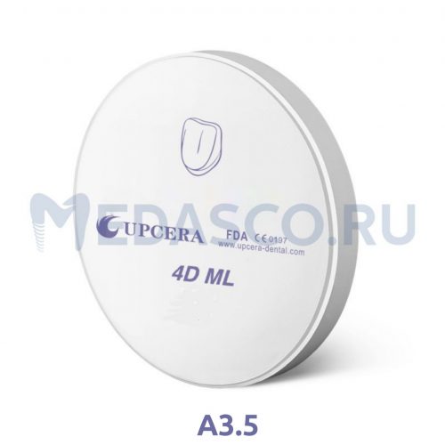 Диск ZrO2 ⌀95mm Explore Multi-layer 4D ML — A3.5