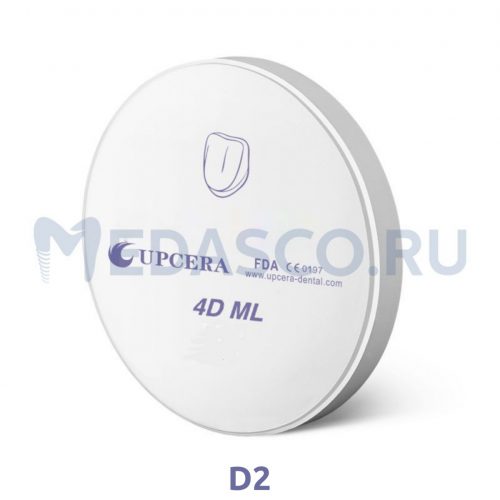 Диск ZrO2 ⌀98mm Explore Multi-layer 4D ML — D2
