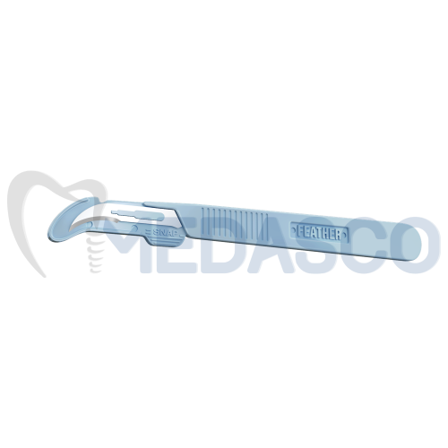 Скальпели одноразовые Feather - СКАЛЬПЕЛЬ ОДНОРАЗОВЫЙ FEATHER® №12