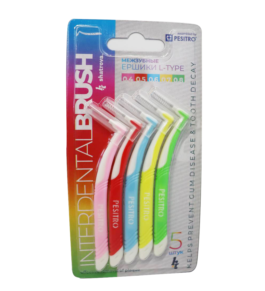 Interdental BRUSH L-type assorti