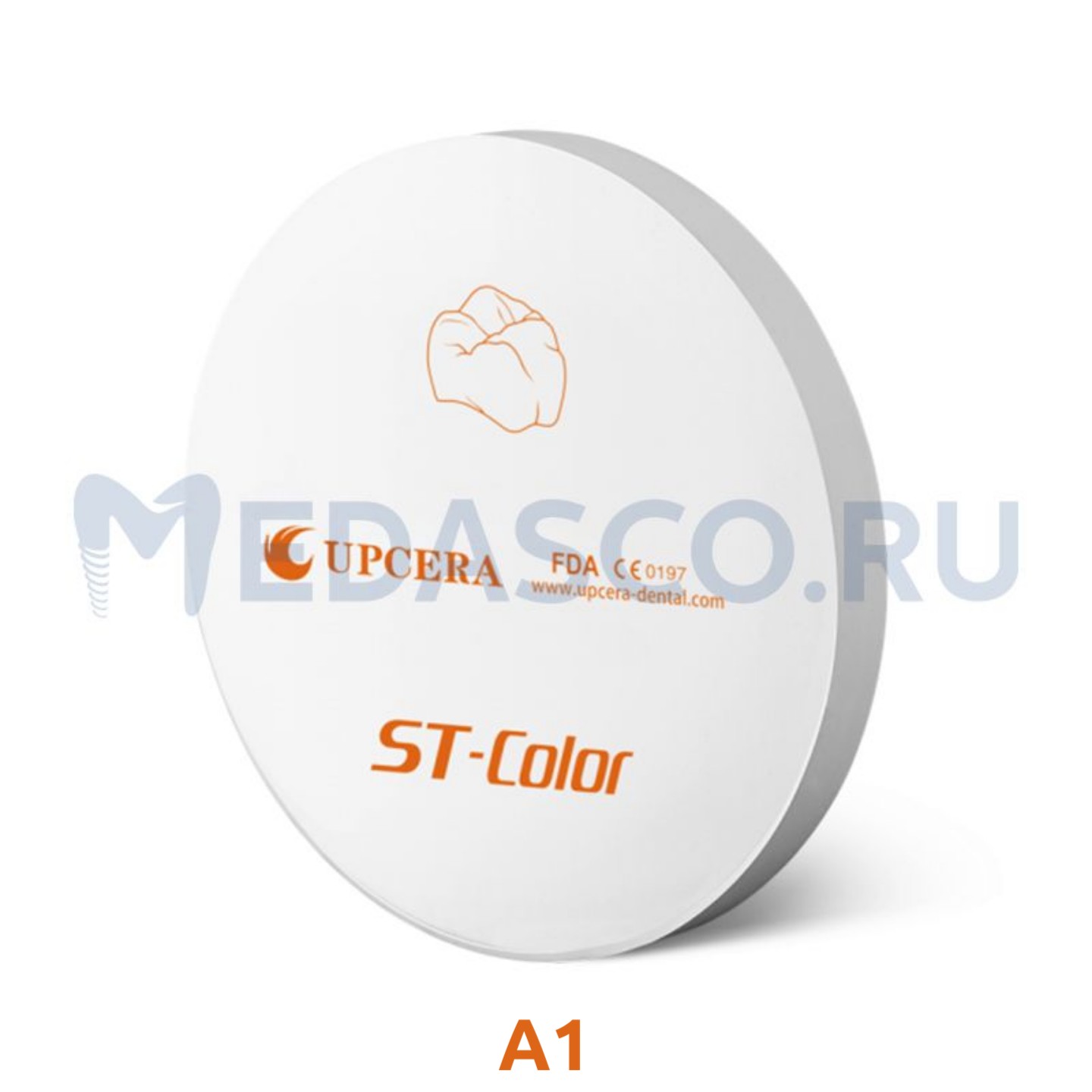 Диск ZrO2 ⌀98mm Pre-shade Super Translucent — A1
