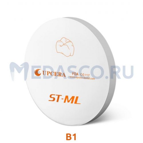 Диск ZrO2 ⌀98mm Multi-layer Super Translucent — B1