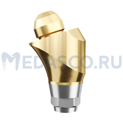 Multi-unit Nobel Active угловой 17° - Угловой Multi-unit абатмент Nobel Activ NP ⌀3.5 GH:3.5mm Ang:17°