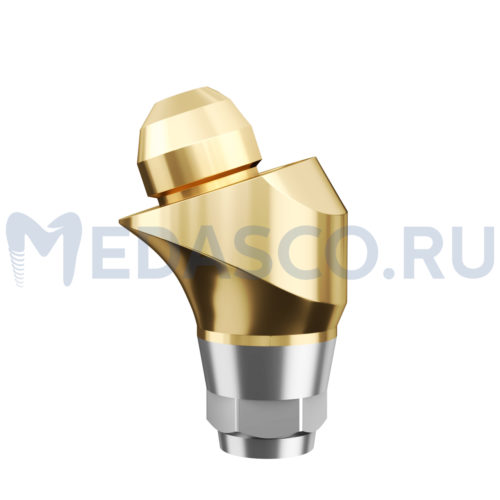 Multi-unit Nobel Active угловой 17° - Угловой Multi-unit абатмент Nobel Activ NP ⌀3.5 GH:2.5mm Ang:17°