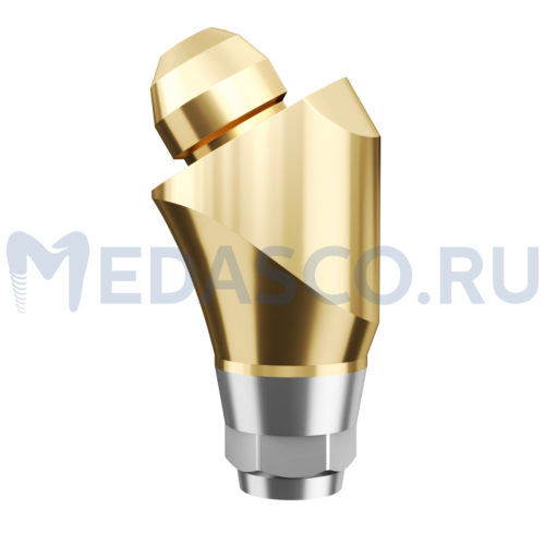 Multi-unit Nobel Active угловой 30° - Угловой Multi-unit абатмент Nobel ActivE NP ⌀3.5 GH:3.5mm Ang:30°