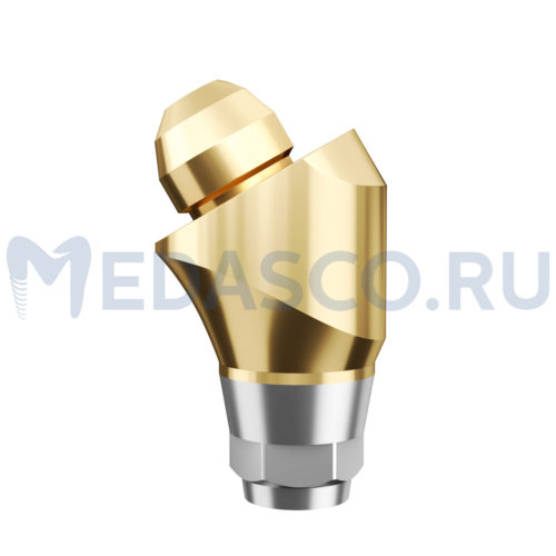 Multi-unit Nobel Active угловой 30° - Угловой Multi-unit абатмент Nobel Activ NP ⌀3.5 GH:2.5mm Ang:30°